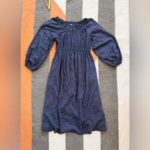 Indigo Blue Midi Dress maternity M